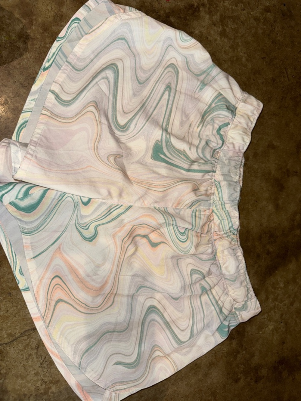 Old Navy Pastel Marble-Print Athletic Shorts
